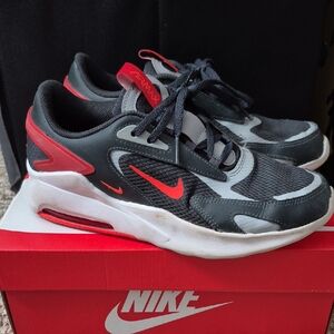 Nike Air Max Black and Red Sneakers